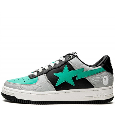 Кроссовки Bape Sta Black/Grey/Mint Кроссовки Bape Sta Black/Grey/Mint