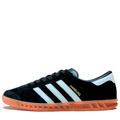 Кроссовки Adidas Hamburg Black/White Кроссовки Adidas Hamburg Black/White