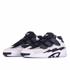 Кроссовки Adidas Niteball Black/White с мехом