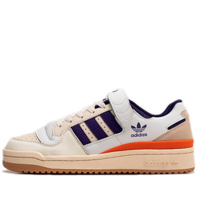 Кроссовки Adidas Forum 84 Low Beige/Purple/Orange Кроссовки Adidas Forum 84 Low Beige/Purple/Orange