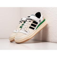 Кроссовки Adidas Forum 84 Low Beige/Black/Green