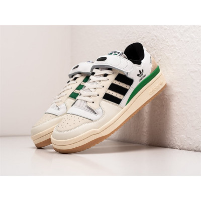 Кроссовки Adidas Forum 84 Low Beige/Black/Green Кроссовки Adidas Forum 84 Low Beige/Black/Green