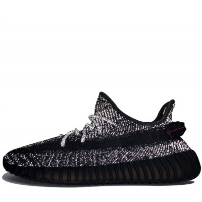Кроссовки Adidas Yeezy Boost 350 V2 Black Static (Reflective) Кроссовки Adidas Yeezy Boost 350 V2 Black Static (Reflective)