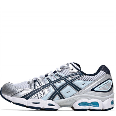 Кроссовки Asics Gel Nimbus 9 Pure Silver French Blue Кроссовки Asics Gel Nimbus 9 Pure Silver French Blue