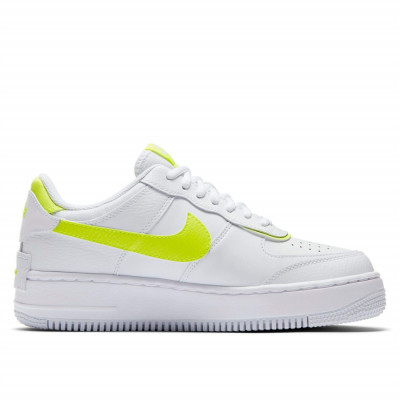 Кроссовки Nike Air Force 1 Shadow White Lemon Venom Volt Кроссовки Nike Air Force 1 Shadow White Lemon Venom Volt