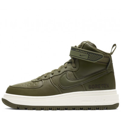 Кроссовки Nike Air Force 1 Mid Gore Tex Green с мехом Кроссовки Nike Air Force 1 Mid Gore Tex Green с мехом