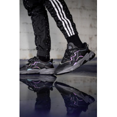 Кроссовки Adidas Ozweego Black (Reflective)