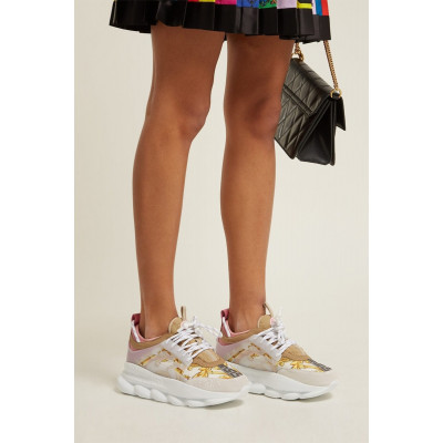 Кроссовки Versace Chain Reaction 2 Chainz White/Pink Кроссовки Versace Chain Reaction 2 Chainz White/Pink