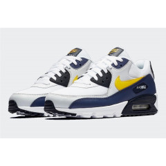 Кроссовки Nike Air Max 90 Essential White\Blue\Yellow