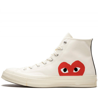 Кеды Converse Chuck 70 High "Comme des Garcons Play - White" Кеды Converse Chuck 70 High "Comme des Garcons Play - White"
