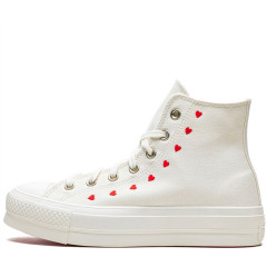 Кеды Converse Chuck Taylor All Star Lift Platform Embroidered Hearts