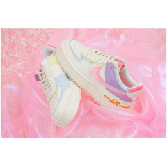 Кроссовки Nike Air Force 1 Shadow Double Swoosh Sail Pink Purple