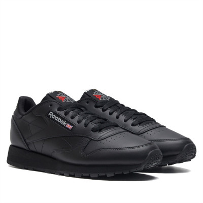 Кроссовки Reebok Classic Leather All Black Кроссовки Reebok Classic Leather All Black