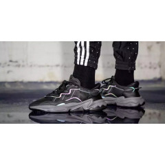 Кроссовки Adidas Ozweego Black (Reflective)