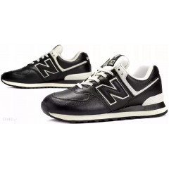 Кроссовки New Balance 574 Leather Black