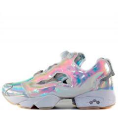 Кроссовки Reebok X Atmos InstaPump Fury Silver Metallic/White