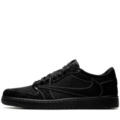 Кроссовки Nike x Travis Scott Air Jordan 1 Low "Black Phantom"