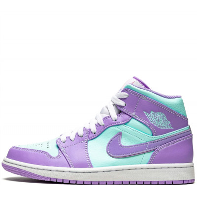 Кроссовки Nike Air Jordan 1 Mid "Purple Pulse/Glacier Blue" Кроссовки Nike Air Jordan 1 Mid "Purple Pulse/Glacier Blue"