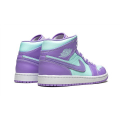 Кроссовки Nike Air Jordan 1 Mid "Purple Pulse/Glacier Blue"