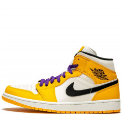 Кроссовки Nike Air Jordan 1 Mid SE "Lakers"