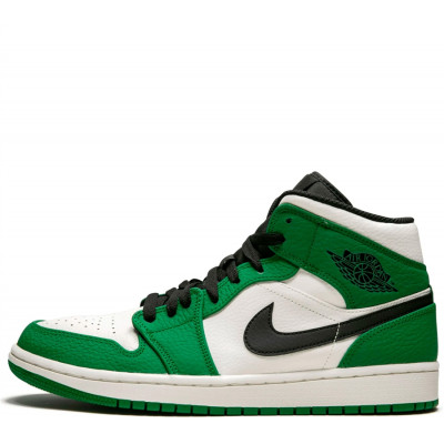 Кроссовки Nike Air Jordan 1 Mid SE "Pine Green" с мехом Кроссовки Nike Air Jordan 1 Mid SE "Pine Green" с мехом
