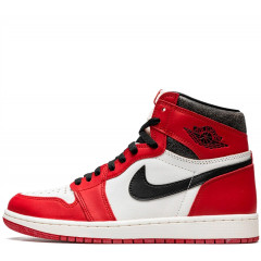 Кроссовки Nike Air Jordan 1 White/Varsity Red/Black