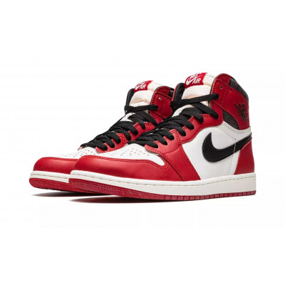 Кроссовки Nike Air Jordan 1 White/Varsity Red/Black Кроссовки Nike Air Jordan 1 White/Varsity Red/Black