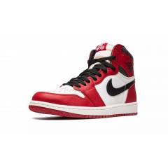 Кроссовки Nike Air Jordan 1 White/Varsity Red/Black