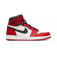 Кроссовки Nike Air Jordan 1 White/Varsity Red/Black
