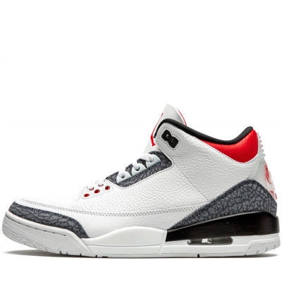 Кроссовки Nike Air Jordan 3 "Denim - Fire Red" Кроссовки Nike Air Jordan 3 "Denim - Fire Red"