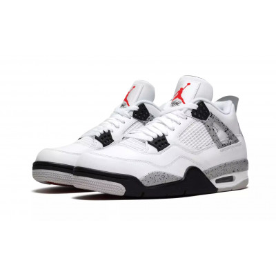 Кроссовки Nike Air Jordan 4 "White Cement" Кроссовки Nike Air Jordan 4 "White Cement"