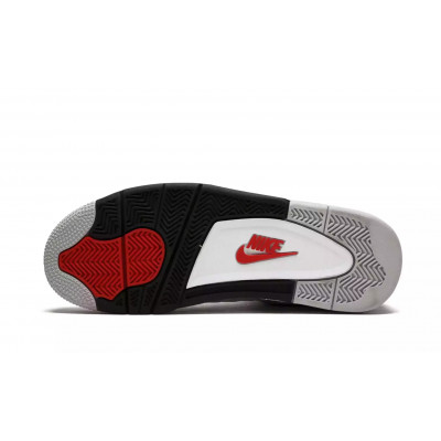 Кроссовки Nike Air Jordan 4 "White Cement" с мехом Кроссовки Nike Air Jordan 4 "White Cement" с мехом