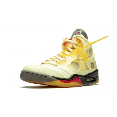 Кроссовки Nike Air Jordan 5 SP "Off-White - Sail" Кроссовки Nike Air Jordan 5 SP "Off-White - Sail"