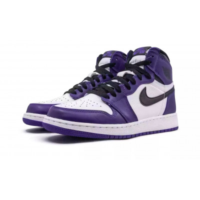 Кроссовки Nike Air Jordan 1 High "Court Purple 2.0" с мехом Кроссовки Nike Air Jordan 1 High "Court Purple 2.0" с мехом
