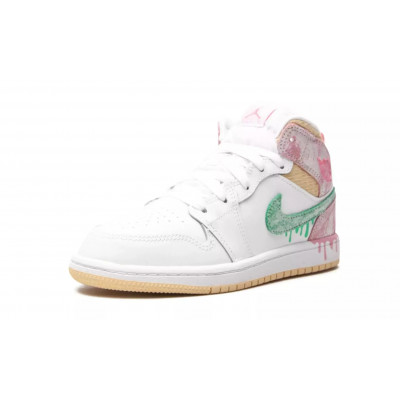 Кроссовки Nike Air Jordan 1 Mid SE "Ice Cream" Кроссовки Nike Air Jordan 1 Mid SE "Ice Cream"