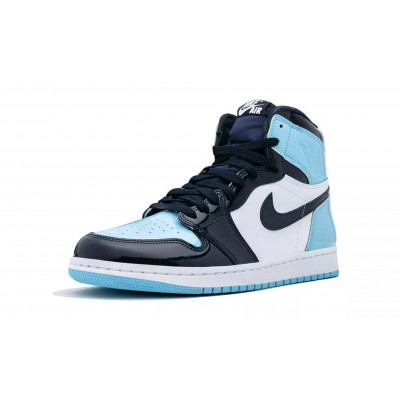 Кроссовки Nike Air Jordan 1 High "UNC Patent Leather" Кроссовки Nike Air Jordan 1 High "UNC Patent Leather"