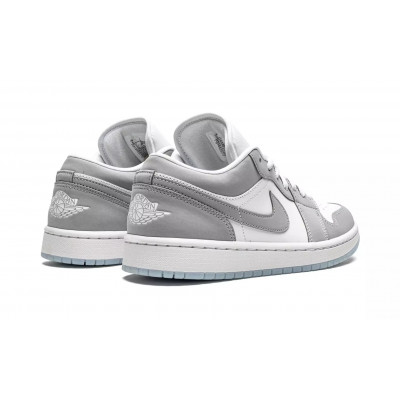 Кроссовки Nike Air Jordan 1 Low "White/Wolf Grey" Кроссовки Nike Air Jordan 1 Low "White/Wolf Grey"