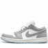 Кроссовки Nike Air Jordan 1 Low "White/Wolf Grey" Кроссовки Nike Air Jordan 1 Low "White/Wolf Grey"