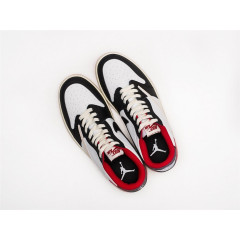 Кроссовки Nike x Travis Scott Air Jordan 1 Low White/Red