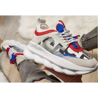 Кроссовки Versace Chain Reaction 2 Chainz Multicolor/White Кроссовки Versace Chain Reaction 2 Chainz Multicolor/White
