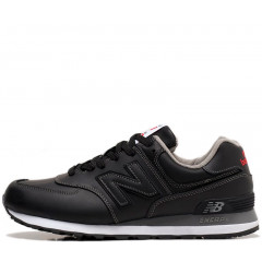 Кроссовки New Balance 574 Leather Black