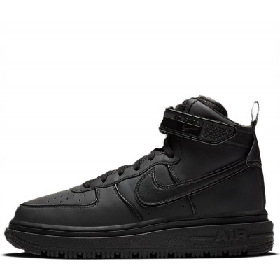 Кроссовки Nike Air Force 1 Mid Gore Tex All Black с мехом Кроссовки Nike Air Force 1 Mid Gore Tex All Black с мехом
