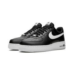 Кроссовки Nike Air Force 1 '07 Black/White с мехом