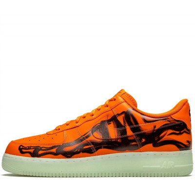 Кроссовки Nike Air Force 1 Low Skeleton Orange Кроссовки Nike Air Force 1 Low Skeleton Orange