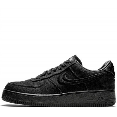 Кроссовки Nike x Stussy Air Force 1 Black Low Кроссовки Nike x Stussy Air Force 1 Black Low