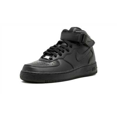 Кроссовки Nike Air Force 1 Mid High All Black Кроссовки Nike Air Force 1 Mid High All Black