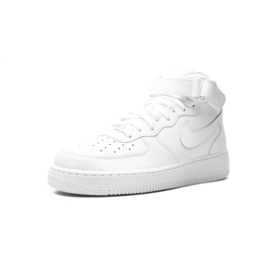Кроссовки Nike Air Force 1 Mid All White Кроссовки Nike Air Force 1 Mid All White