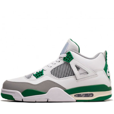 Кроссовки Nike Air Jordan 4 White/Green Кроссовки Nike Air Jordan 4 White/Green