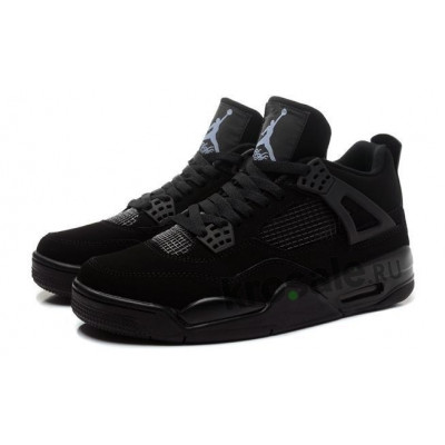 Кроссовки Nike Air Jordan 4 Retro “Black Cat” с мехом Кроссовки Nike Air Jordan 4 Retro “Black Cat” с мехом