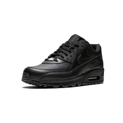 Кроссовки Nike Air Max 90 Leather Black с мехом Кроссовки Nike Air Max 90 Leather Black с мехом